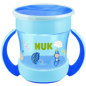 Поильник Nuk Evolution Mini Magic 160 мл Синій (4008600351825) краща модель в Чернігові