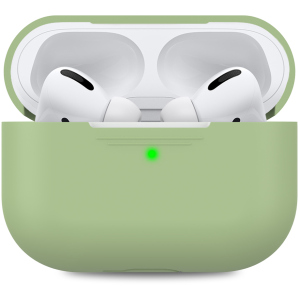 Силіконовий чохол AhaStyle для Apple AirPods Pro Green (AHA-0P300-GRN) ТОП в Чернігові