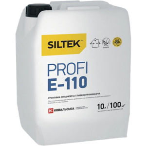 Грунтовка Siltek, що зміцнює Е-110 Profi 10 кг (Е9793) краща модель в Чернігові