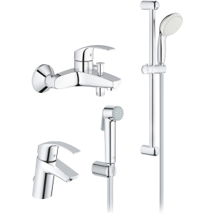 Набір змішувачів GROHE Eurosmart 27598005 (27598001+33300002+23124002) краща модель в Чернігові