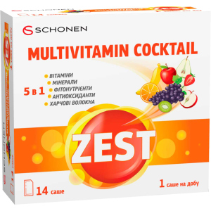 Мультивитаминный коктейль ZEST 14 саше (000000941)