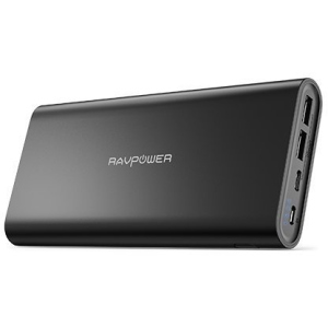 RavPower Power Bank 26800mAh USB-C/2xUSB (RP-PB067) чорний ТОП в Чернігові