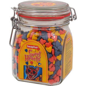 Вітамінізовані ласощі Beaphar Sweet Hearts для котів 1500 шт (10675) (8711231106752) ТОП в Чернігові