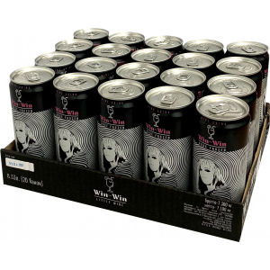 Упаковка слабоалкогольного винного ігристого напою Win-Win Розе Фрозен 0.33 л х 20 шт 5.5-6% (4820236721045) в Чернігові