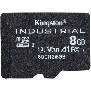 Kingston microSDHC 8GBSP Industrial Class 10 UHS-I V30 A1 (SDCIT2/8GBSP) лучшая модель в Чернигове