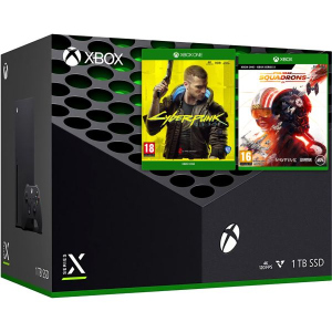 Microsoft Xbox Series X 1Tb + Cyberpunk 2077 (російська версія) + Star Wars: Squadrons (російська версія) ТОП в Чернігові