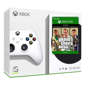 Microsoft Xbox Series S 512Gb + GTA V Premium Edition (російська версія) краща модель в Чернігові