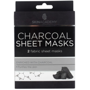 Маска тканевая для лица Skin Academy Charcoal 0.45 г х 2 шт (5031413987362) ТОП в Чернигове