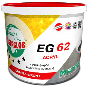 Грунтующая краска Anserglob EG 62 Acryl 10 л Белая (IG10000017274) ТОП в Чернигове