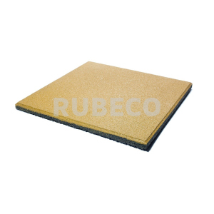 Резиновая плитка RUBECO 500*500*20мм желтая 1м2 ТОП в Чернигове