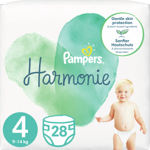 Подгузники Pampers Harmonie Размер 4 (9-14 кг) 28 шт (8006540156636) ТОП в Чернигове