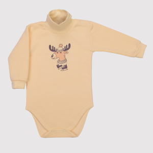 Боди-гольф утепленный Baby Veres 102-3.100-12-0715 Double Cream 86 см Желтый (2000994469973) лучшая модель в Чернигове