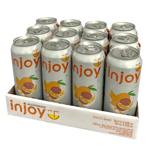 Упаковка слабоалкогольного напитка InJoy Манго Маракуйя 0.5 л х 12 шт 6.7% (4820236720956) краща модель в Чернігові