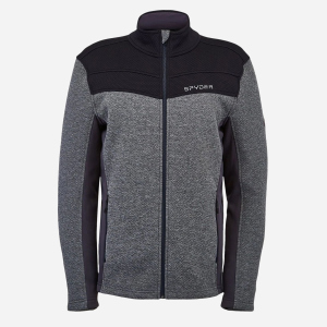 Спортивна кофта Spyder Encore Full Zip 38191250-014 XL Сіра з чорним (192636139589) в Чернігові