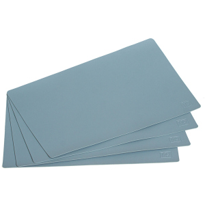 Набір шкіряних підкладок Mindo на стіл 30х45 см 4 шт Блакитних (md-k3-9233)