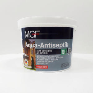 Лазур-антисептик для дерева MGF AQUA-ANTISEPTIK 10 л в Чернігові