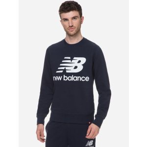 Світшот New Balance Ess Stacked Logo MT03560ECL M Синій (194389363983) краща модель в Чернігові