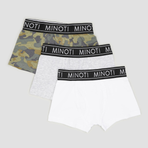 Трусики-шорти Minoti 7B BRIEF 4 35100JNR 116-122 см 3 шт Мілітарі (5059030615840) ТОП в Чернігові