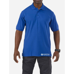 Футболка-поло тактическая 5.11 Tactical Professional Polo - Short Sleeve 41060 2XL Academy Blue (2000000126456) надежный