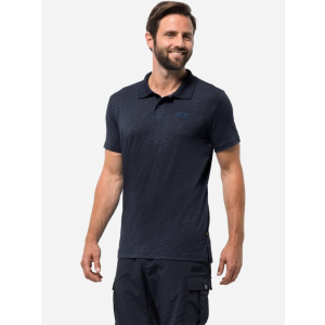 Поло Jack Wolfskin Travel Polo Men 1804542-1010 L (4055001452972) краща модель в Чернігові