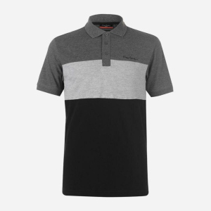 Поло Pierre Cardin 542456-03 L Black/Grey M лучшая модель в Чернигове