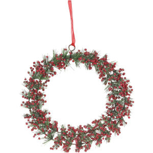 Венок Christmas Decoration новогодний 26 см (CAA120510)