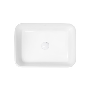 Раковина-чаша Qtap Tern 500х370х200 White з донним клапаном QT1711A048W в Чернігові