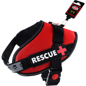 Шлея усиленная Pet Nova Rescue+ S 45-55 см Красная (HA-RESCUE-RE-S) (5903031442212) ТОП в Чернигове