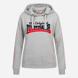 Худі Lonsdale Lissan 117172-1544 XXL MarlGrey/Navy/Red (4251522378887) краща модель в Чернігові