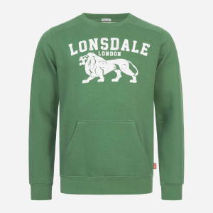 Свитшот Lonsdale KERSBROOK 117135-5005 L Bottle Green/Ecru (4251522380538) рейтинг