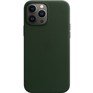 Apple MagSafe Leather Case для Apple iPhone 13 Pro Max Sequoia Green (MM1Q3ZE/A) в Чернігові