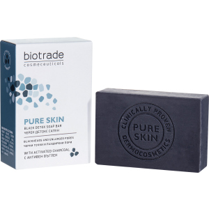 Мило-детокс Biotrade Pure Skin для шкіри обличчя та тіла з розширеними порами 100 г (3800221840969) ТОП в Чернігові
