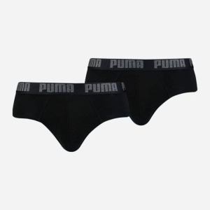 Труси-брифи Puma Basic Brief 2P 88910006 L 2 шт Black-Black (8718824239057) в Чернігові