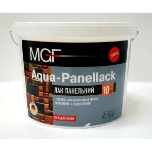 Лак панельний MGF AQUA-PANELLACK 10л глянсовий надійний