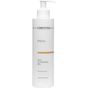 Мыло с альфагидроксильными кислотами Christina Fresh AHA Cleansing Gel 300 мл (7290100360224) ТОП в Чернигове