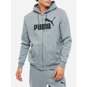 хороша модель Толстовка Puma Essentials Fleece Hooded Jkt 85176503 XXS Medium Grey Heather (4059507347671)