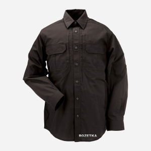 хорошая модель Рубашка тактическая 5.11 Tactical Taclite Pro Long Sleeve Shirt 72175 XXL Black (2000000111858)