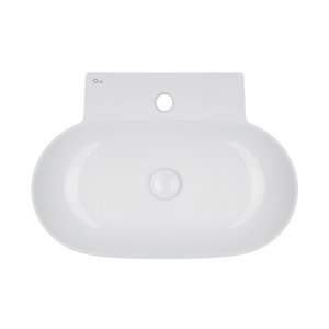 хороша модель Раковина Qtap Cardinal 565х400х130 White з донним клапаном QT0411K177W