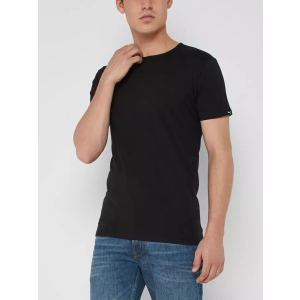 Футболка Puma Basic Men's Crew Neck T-Shirt 2P 90730701 L 2 шт Black (8718824591896) лучшая модель в Чернигове