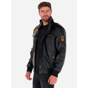 Куртка зі штучної шкіри Lee Cooper 10695510-3 L Black (4894534286254) ТОП в Чернігові