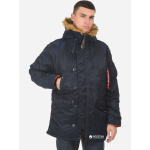 Парку Alpha Industries Slim Fit N-3B Parka L Replica Blue/Orange краща модель в Чернігові