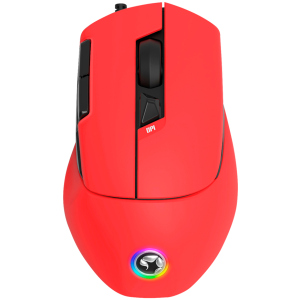 Миша Marvo M428 RGB USB Red (M428.RD) ТОП в Чернігові