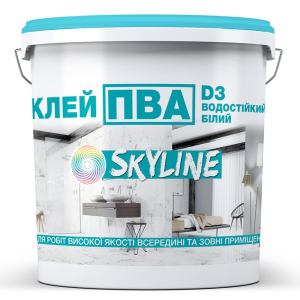 ПВА Клей міцний універсальний водостійкий D3 SkyLine 3 кг