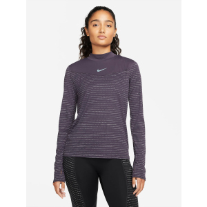 Спортивная кофта Nike W Nk Df Run Dvn Ls Top DD6821-540 S Пурпурная темная (195243289104) в Чернигове