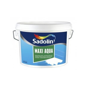 Влагостойкая мелкозернистая легкая шпаклевка SADOLIN MAXI AQUA 10 л