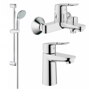 Комплект смесителей для ванной GROHE BauLoop S-Size хром латунь 123214S в Чернигове