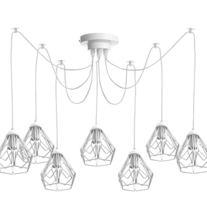 Люстра паук на семь плафонов MSK Electric Milan NL 538-7 W в Чернигове
