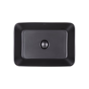 Раковина-чаша Qtap Virgo 490х350х110 Matt black з донним клапаном QT18112261MBMB рейтинг