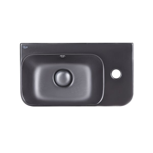 Раковина Qtap Tern 450х260х155 Matt black з донним клапаном QT17115117RMB рейтинг