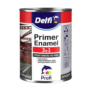 Грунт-эмаль Delfi Primer Enamel 3в1 желтая 2.8 кг